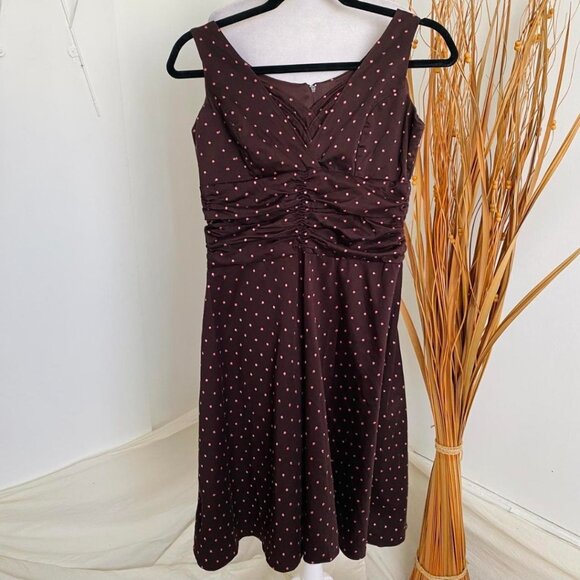 Lucy Love Brown & Baby Pink Dress - Picture 2 of 4